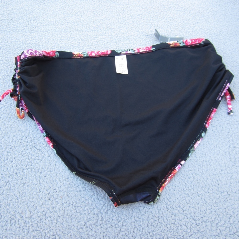 Terra and Sky Swim Bottoms Women's Plus Size 4X 28W 30W Floral Mid Rise Swimwear - Picture 8 of 16